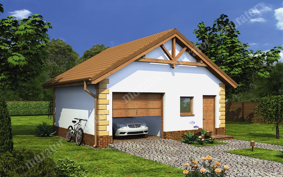 Zx50 Просторный современный дом элегантного дизайна с террасой над гаражом.